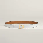 Cavaliere belt buckle & Reversible leather strap 24 mm - Image 2